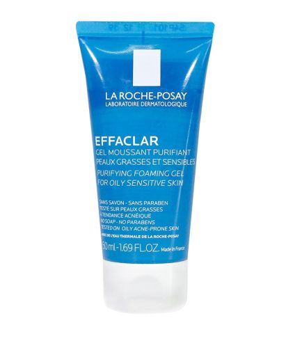 Gel Rửa Mặt La Roche-Posay Tạo Bọt Effaclar Gel Cho Da Dầu, Nhạy Cảm 50ml