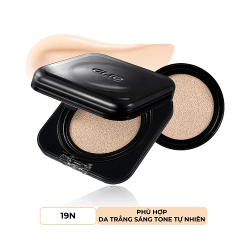 Phấn Nước Clio Kill Cover Founwear Cushion SPF40 PA++ #19N Porcelain (Kèm lõi refill)