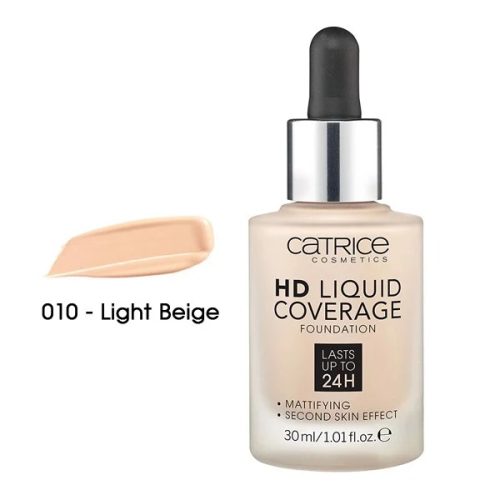 Kem Nền Catrice HD Liquid Coverage Foundation 30ml - Màu: 10