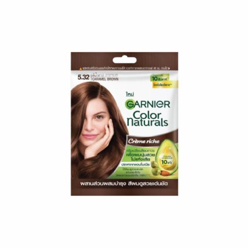 Kem Nhuộm Tóc Gariner Color Naturals Creme Riche Màu 5.32 - Nâu Caramel (Gói)