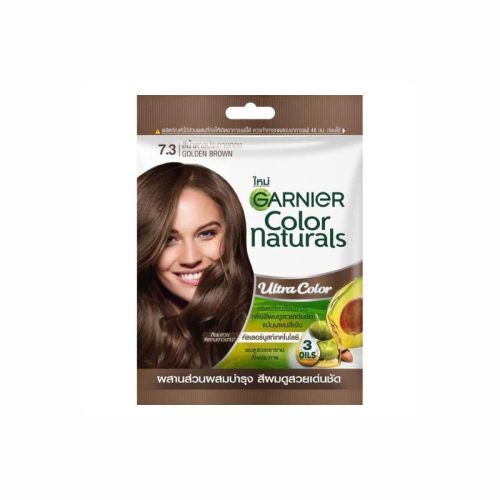 Kem Nhuộm Tóc Gariner Color Naturals Creme Riche Màu 7.3 - Nâu Ánh Vàng (gói)